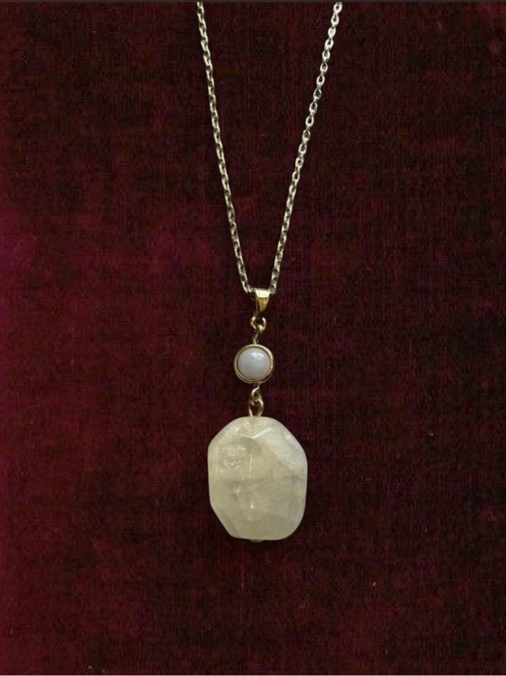 J. Crew Stone Pendant Necklace